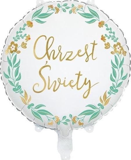 Picture of Balon foliowy Chrzest wity 45cm