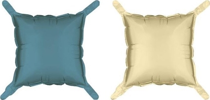 Изображение Balon foliowy Kwadrat beowo-granat 35x35cm 4szt