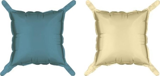 Изображение Balon foliowy Kwadrat beowo-granat 35x35cm 4szt