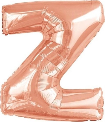 Picture of Balon foliowy litera Z róowe zoto 60x86cm