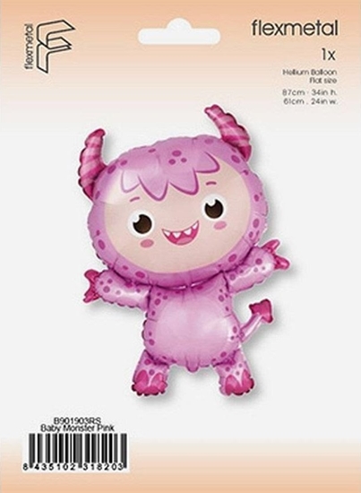 Picture of Balon foliowy May róowy potwór 86cm