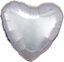 Picture of Balon foliowy metalik srebrny serce 43cm