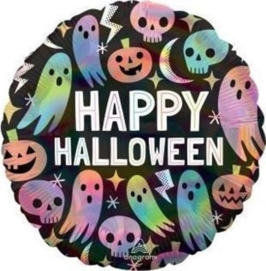 Picture of Balon foliowy Pastel Halloween Holographic 43cm