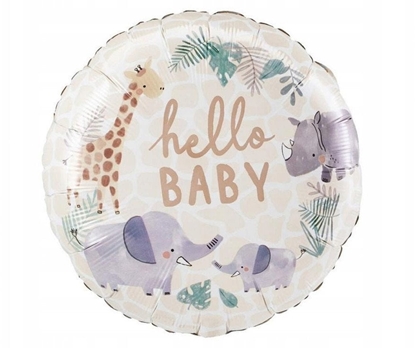 Picture of Balon foliowy Soft Jungle baby 46cm