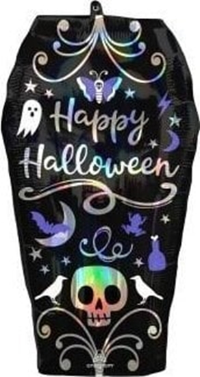 Picture of Balon foliowy SuperShape Iridescent Coffin 38x68cm