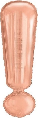 Изображение Balon foliowy znak ! róowe zoto 28x86cm