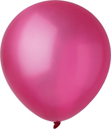 Изображение Balony Decomex metallic Fuchsia 100szt