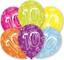 Picture of Balony lateksowe z cyfr 10 nadruk 27,5cm