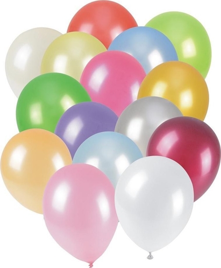 Изображение Balony metalizowane 25cm 12szt
