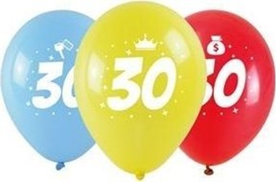 Изображение Balony okazjonalne z nadrukiem 30 28cm 3szt