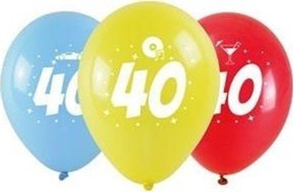 Изображение Balony okazjonalne z nadrukiem 40 28cm 3szt