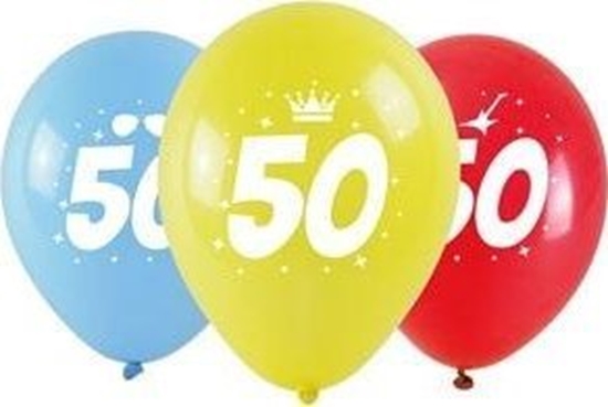 Изображение Balony okazjonalne z nadrukiem 50 28cm 3szt