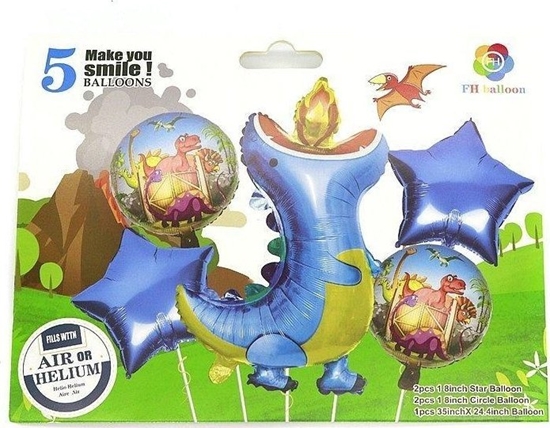 Picture of Balony party Smok 5szt