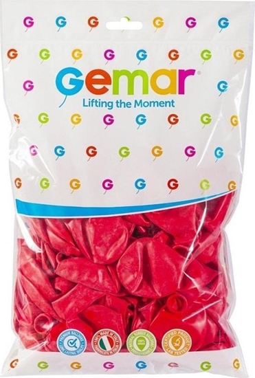 Picture of Balony pastelowe czerwone 100szt