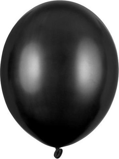 Picture of Balony Strong Metallic Black 30cm 50szt