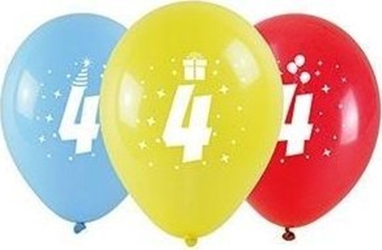Изображение Balony z nadrukiem 4 28cm 3szt