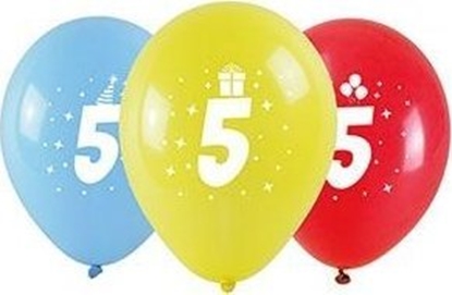 Изображение Balony z nadrukiem 5 28cm 3szt