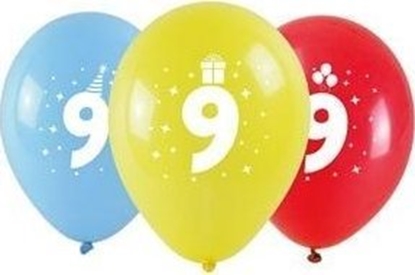 Изображение Balony z nadrukiem 9 28cm 3szt