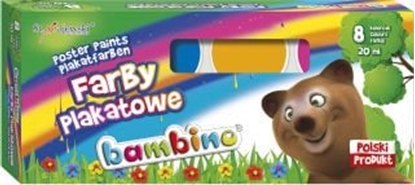Attēls no Bambino Farby Plakatowe Bambino 8 Kolorów 20 ml