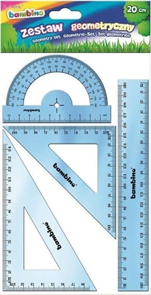 Attēls no Bambino Zestaw geometryczny 4 elementowy 20cm bambino