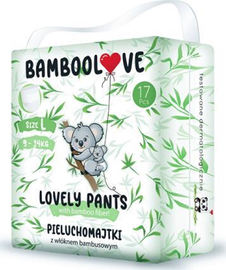 Picture of Bamboolove Pieluchy Lovely Pants L, 9-14 kg, 18 szt.