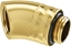 Attēls no Barrow Dazzle Adapter 45 Grad G1/4 Zoll AG auf G1/4 Zoll IG - drehbar, gold