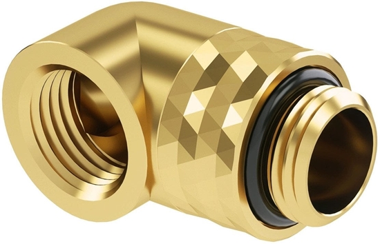 Picture of Barrow Dazzle Adapter 90 Grad G1/4 Zoll AG auf G1/4 Zoll IG - drehbar, gold