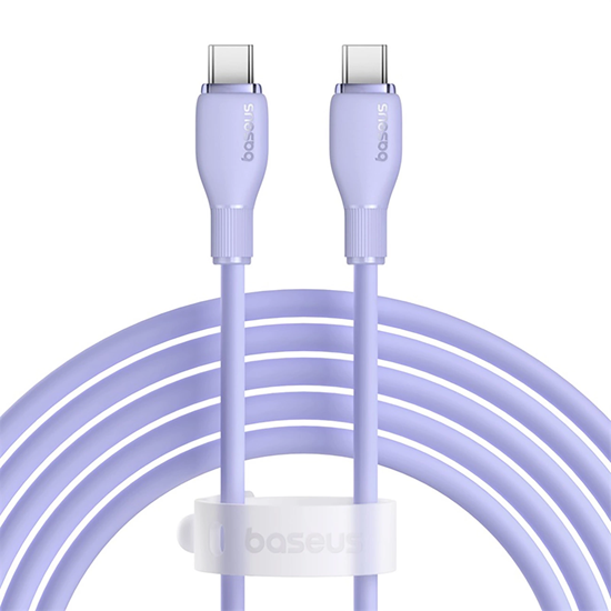 Picture of Baseus Pudding 100W USB-C - USB-C Cable 2m - Purpl