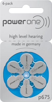 Attēls no Bateria do aparatów suchawkowych POWER ONE VARTA PR44/675 6szt./bl