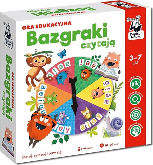 Picture of Bazgraki czytaj. Gra edukacyjna. Kapitan Nauka