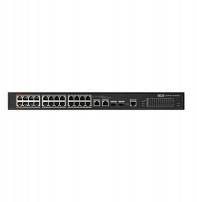 Attēls no Switch BCS -L-SP2402G-2SFP-M(2) Switch zarzdzalny 24x PoE, 2x RJ45, 2x SFP Gigabit