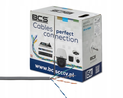 Attēls no BCS-U/UTP-CAT5E-LSOH BCS Kabel UTP kat. 5E LSOH box 305m