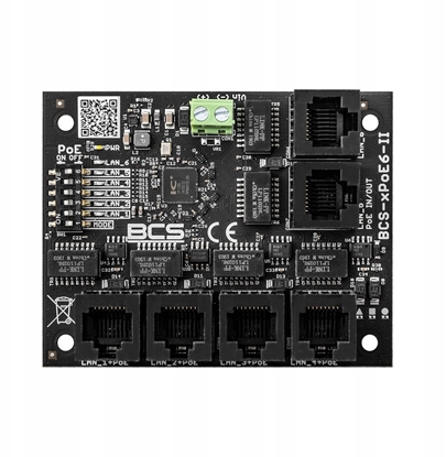 Attēls no BCS-xPoE6-II Switch BCS 5x PoE, 1x RJ45