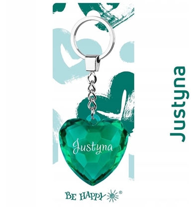 Attēls no Be Happy Brelok Serce Justyna