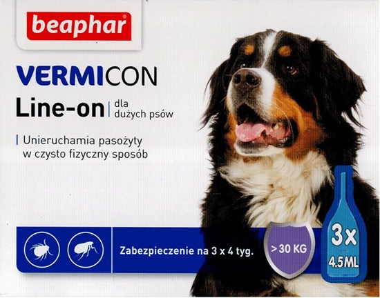 Picture of Beaphar Vermicon Dog L - Preparat na ektopasoyty dla psów >30 KG