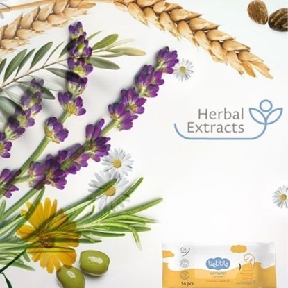 Attēls no Bebble 1122 CHUSTECZKI WODNE RUMIANKOWE 54SZT 3016-01-012