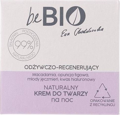 Attēls no BeBio Naturalny krem do twarzy na noc odywczo-regenerujcy 50ml