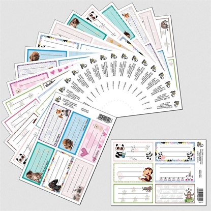 Изображение Bee-bee Nalepki na zeszyt Best friend (25szt)