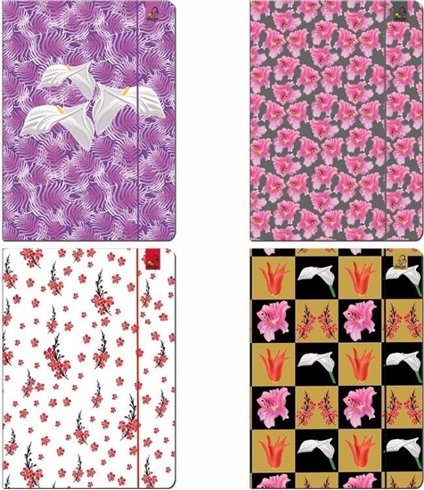 Изображение Bee-bee Teczka A4 z gumk Flowers TFLA4
