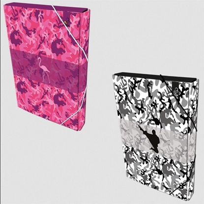 Изображение Bee-bee Teczka Box A4 na gumk Camouflage TBCA4