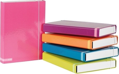 Picture of Bee-bee Teczka Box A4 na gumk Fashion Colors