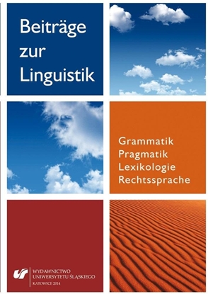 Picture of Beitrge zur Linguistik. Grammatik Pragmatik... EDUKAMP