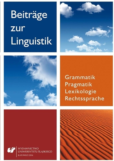 Изображение Beitrge zur Linguistik. Grammatik Pragmatik... EDUKAMP