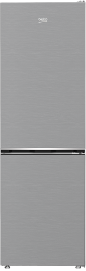 Изображение BEKO Refrigerator | B1RCNA364XB | Energy efficiency class E | Free standing | Combi | Height 186.5 cm | No Frost system | Fridge net capacity 210 L | Freezer net capacity 106 L | 37 dB | Grey