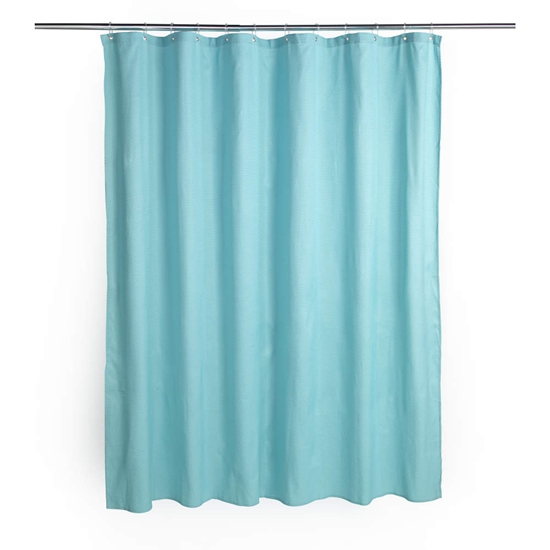 Picture of Beldray LA035655FAS Waffle Design Shower Curtain - Blue