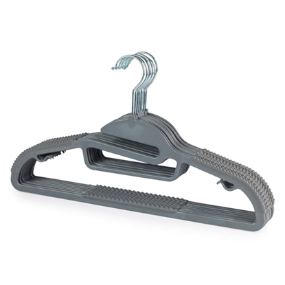 Picture of Beldray LA070598GRYFEU7 Grey Slimline Clothes Hangers - 8 Pack
