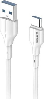 Attēls no Beline Kabel 25W USB-A/USB-C 1m           biay/white BLNCWC01
