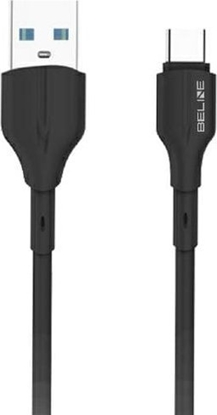 Attēls no Beline Kabel 25W USB-A/USB-C 1m           czarny/black BLNCBC01