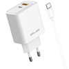 Picture of adowarka sieciowa Beline 45W GaN        USB-A/USB-C + kabel USB-C/USB-C BLN2CW45C biay