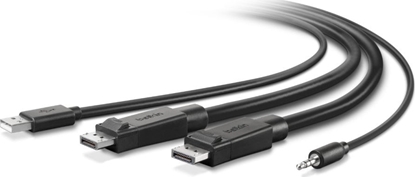 Attēls no Belkin DUAL DP/USB/AUD SKVM CBL DUAL DP/USB/AUD SKVM CBL